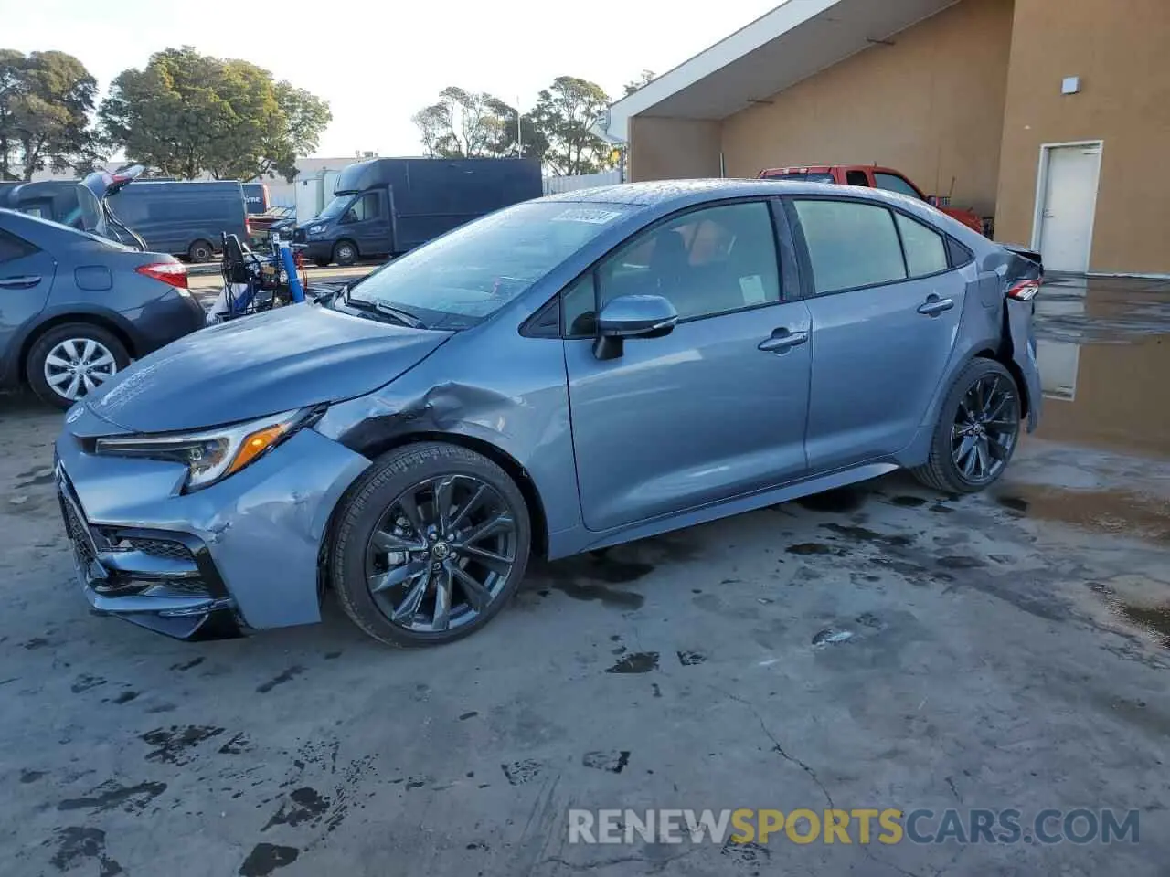 1 Photograph of a damaged car JTDBCMFEXR3064164 TOYOTA COROLLA 2024