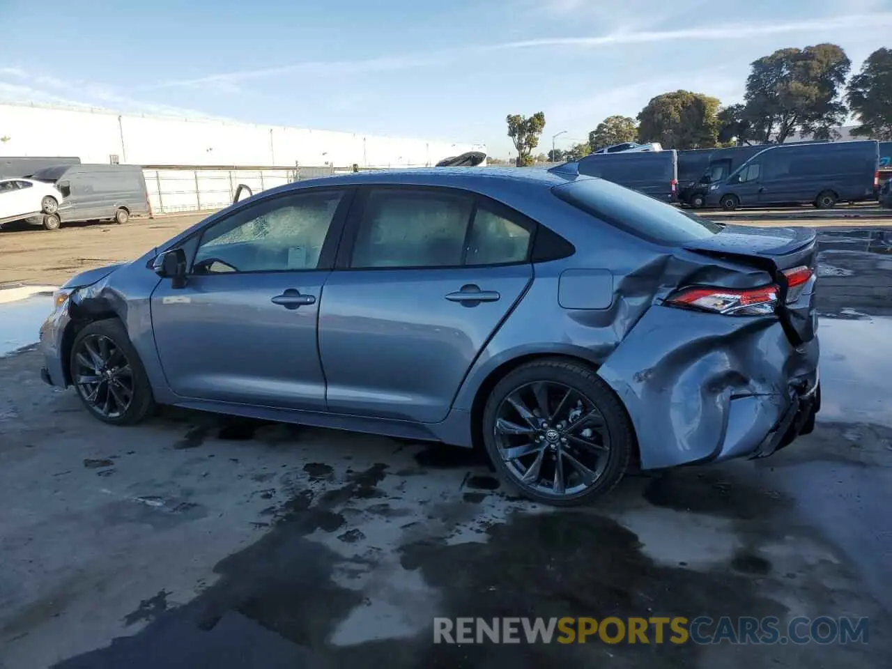 2 Photograph of a damaged car JTDBCMFEXR3064164 TOYOTA COROLLA 2024