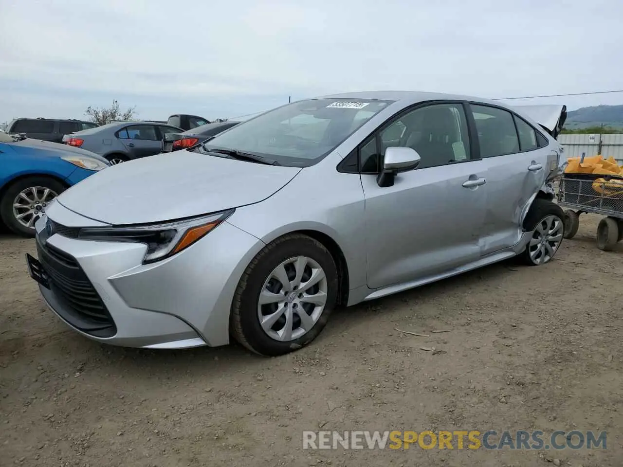 1 Photograph of a damaged car JTDBCMFEXR3065718 TOYOTA COROLLA 2024