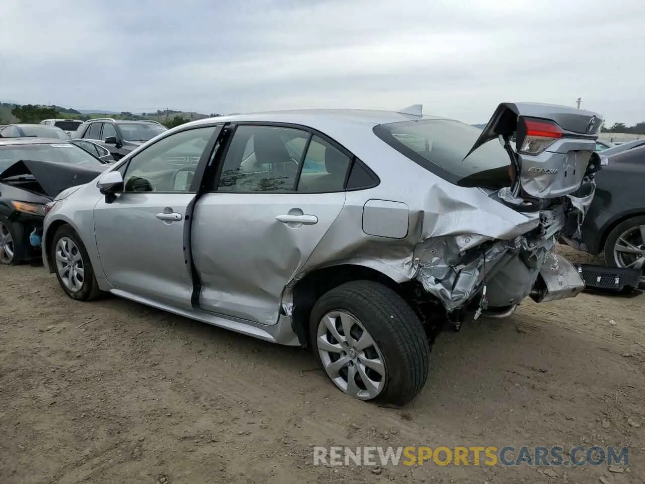 2 Photograph of a damaged car JTDBCMFEXR3065718 TOYOTA COROLLA 2024