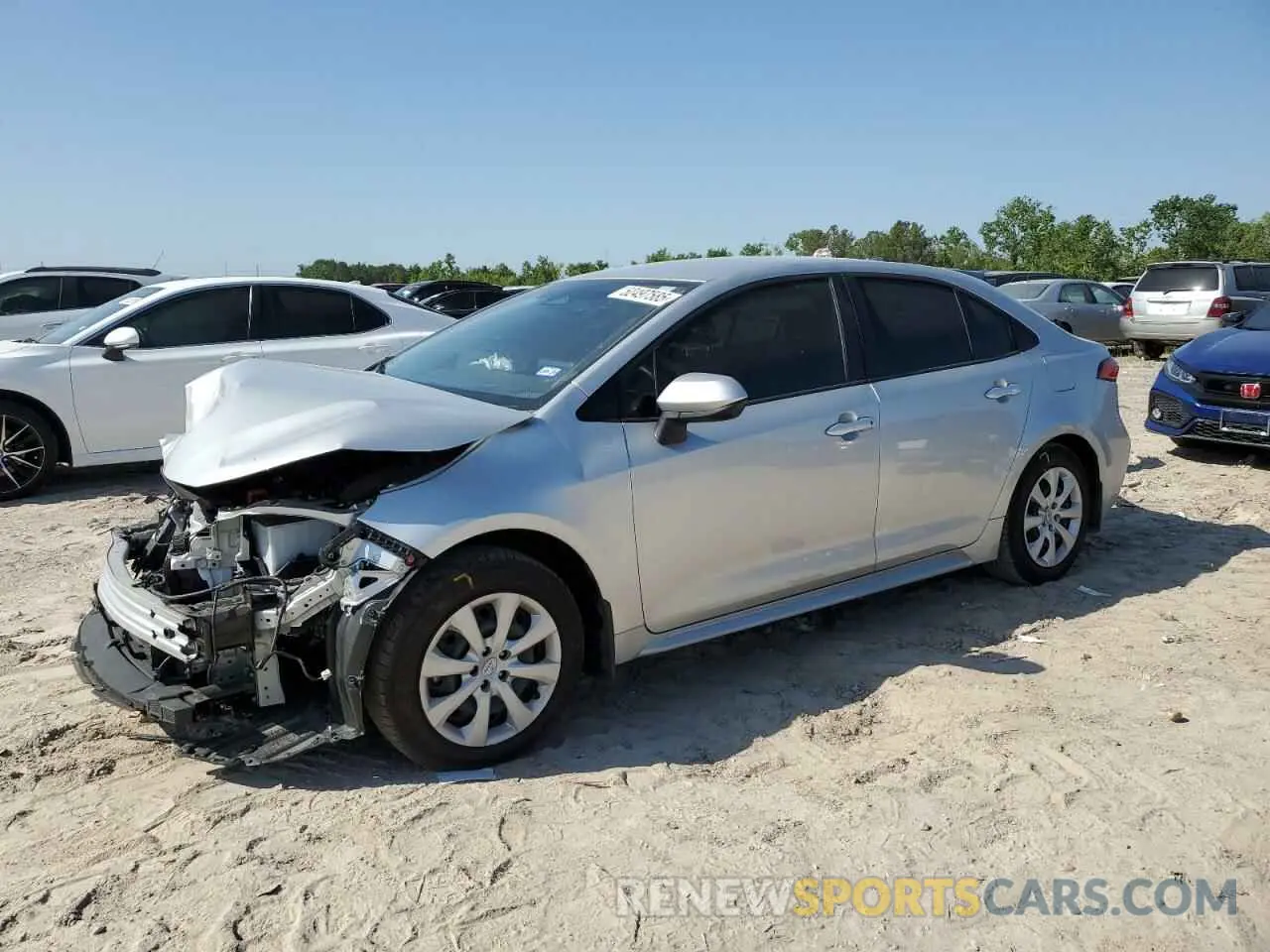 1 Photograph of a damaged car JTDBCMFEXR3067517 TOYOTA COROLLA 2024