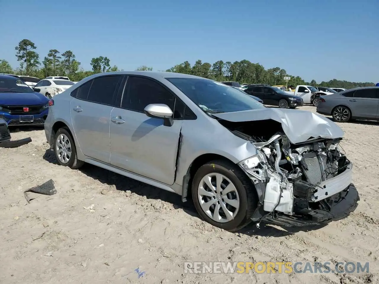 4 Photograph of a damaged car JTDBCMFEXR3067517 TOYOTA COROLLA 2024