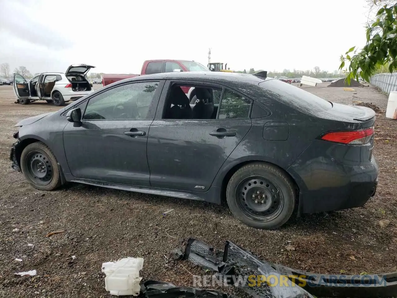 2 Photograph of a damaged car JTDBDMHE0R3008308 TOYOTA COROLLA 2024