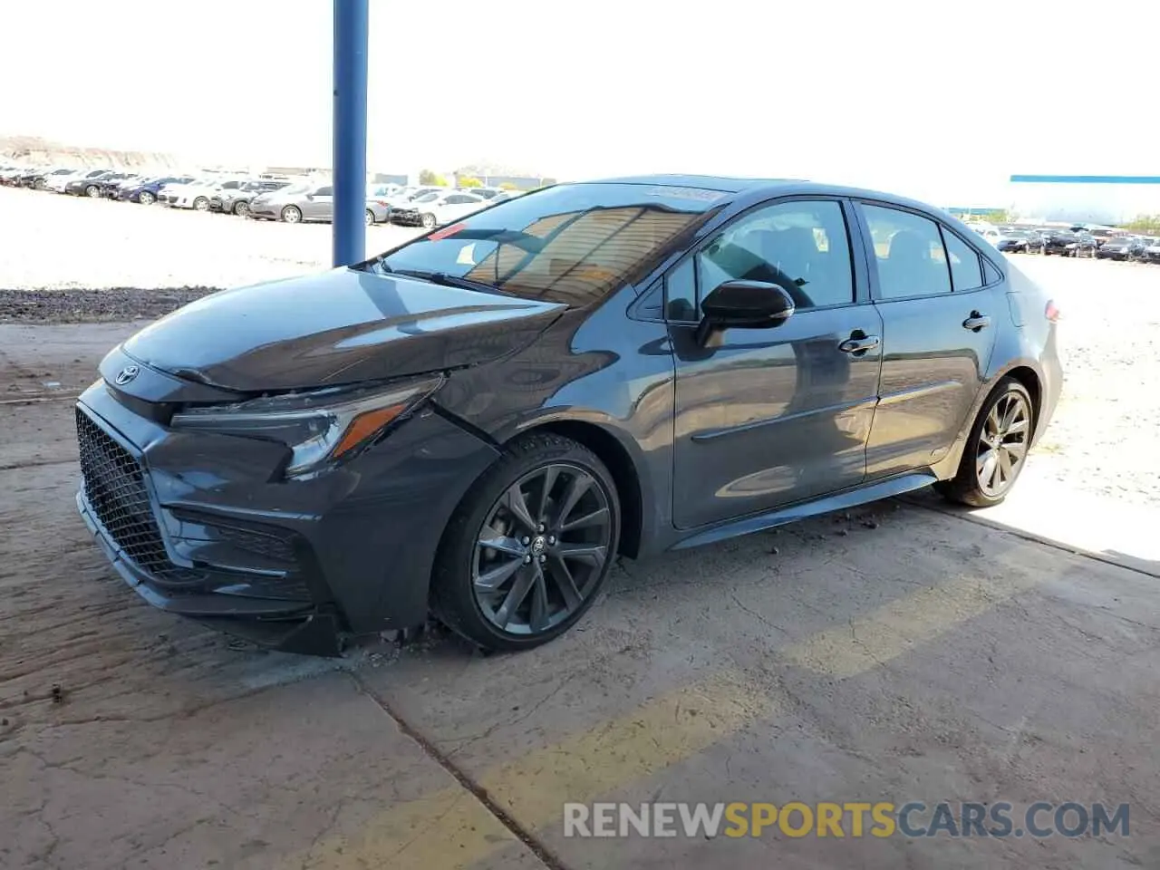 1 Photograph of a damaged car JTDBDMHE0R3008843 TOYOTA COROLLA 2024