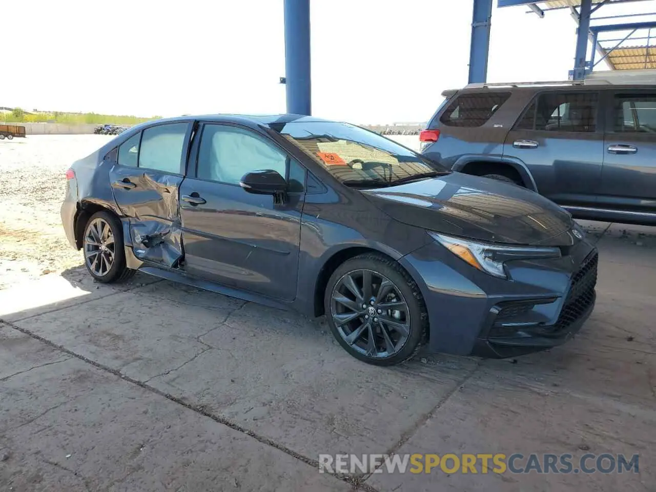 4 Photograph of a damaged car JTDBDMHE0R3008843 TOYOTA COROLLA 2024