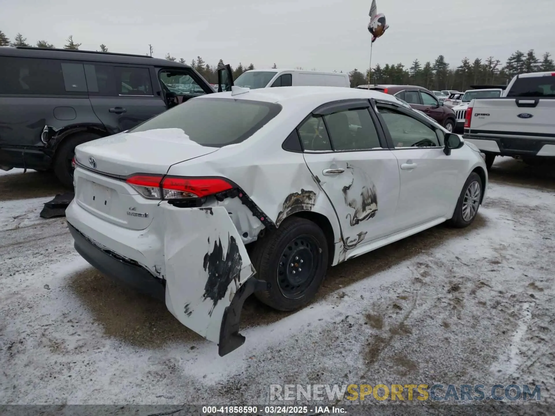 4 Photograph of a damaged car JTDBDMHE0R3016330 TOYOTA COROLLA 2024