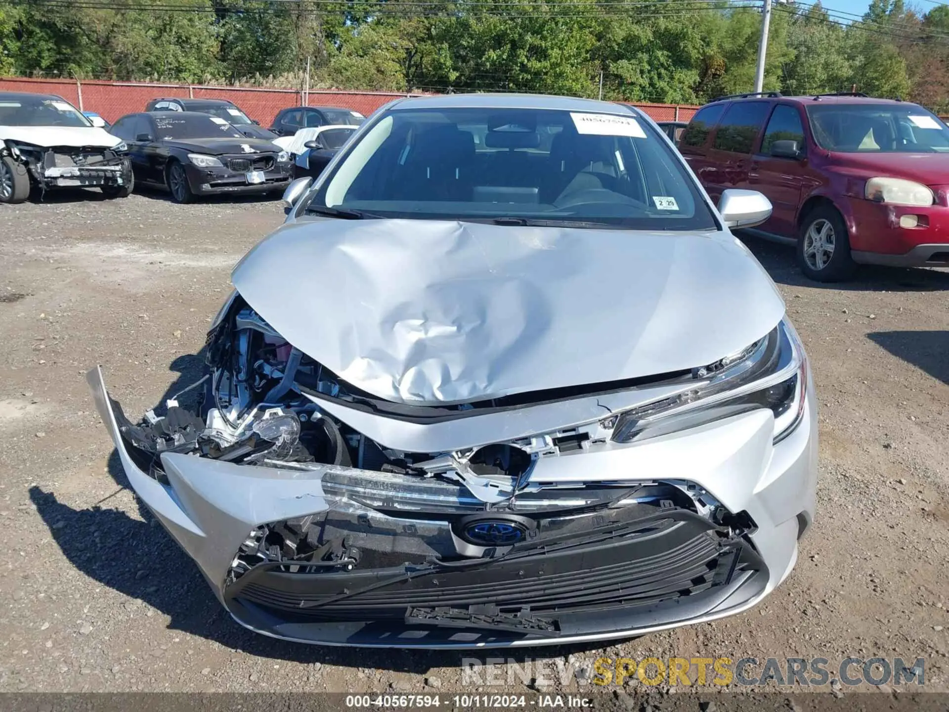12 Photograph of a damaged car JTDBDMHE1RJ007227 TOYOTA COROLLA 2024