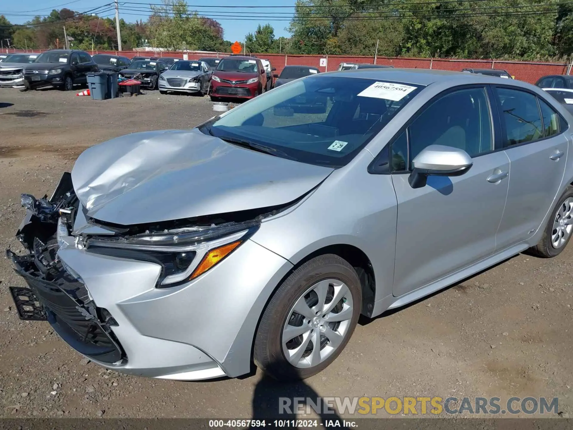 18 Photograph of a damaged car JTDBDMHE1RJ007227 TOYOTA COROLLA 2024