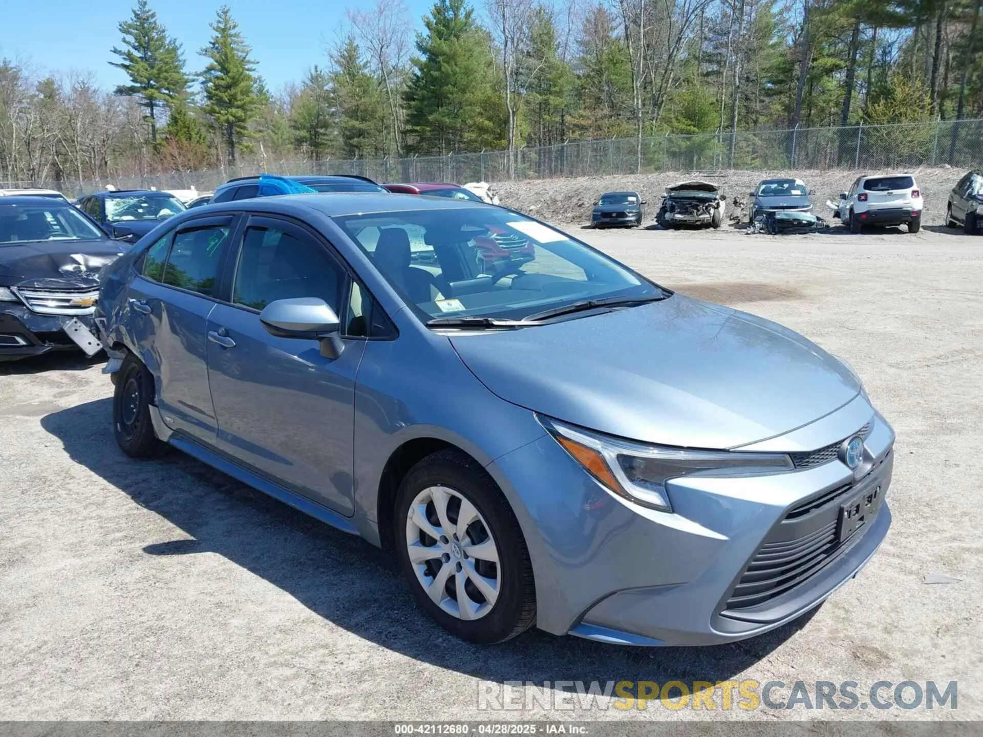 1 Photograph of a damaged car JTDBDMHE2R3014367 TOYOTA COROLLA 2024