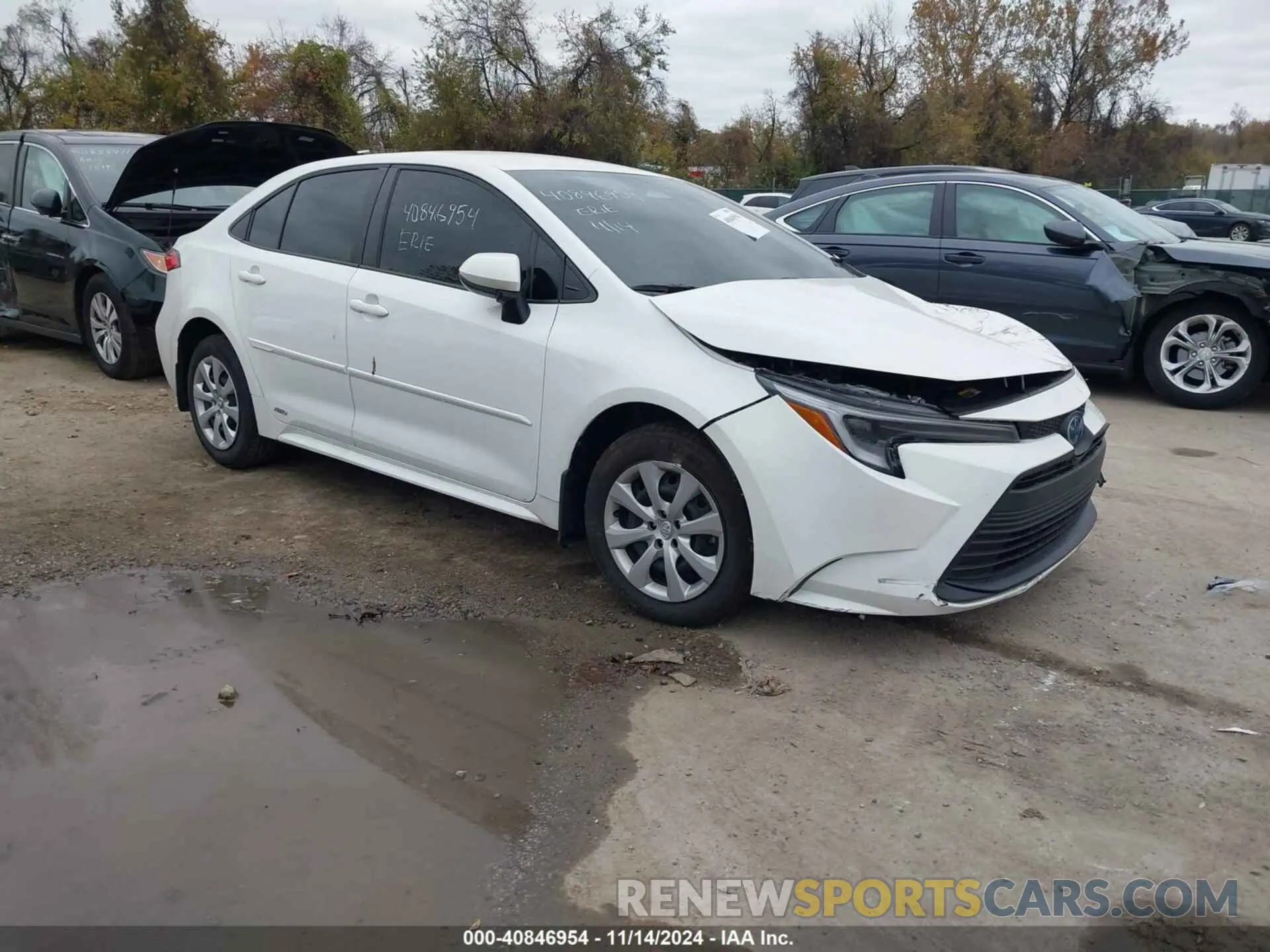 1 Photograph of a damaged car JTDBDMHE2RJ005616 TOYOTA COROLLA 2024