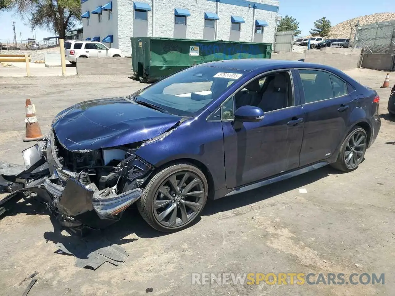 1 Photograph of a damaged car JTDBDMHE2RJ007978 TOYOTA COROLLA 2024