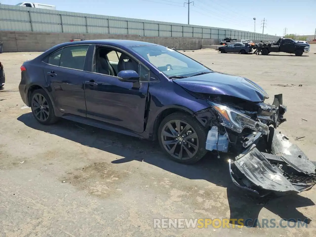 4 Photograph of a damaged car JTDBDMHE2RJ007978 TOYOTA COROLLA 2024