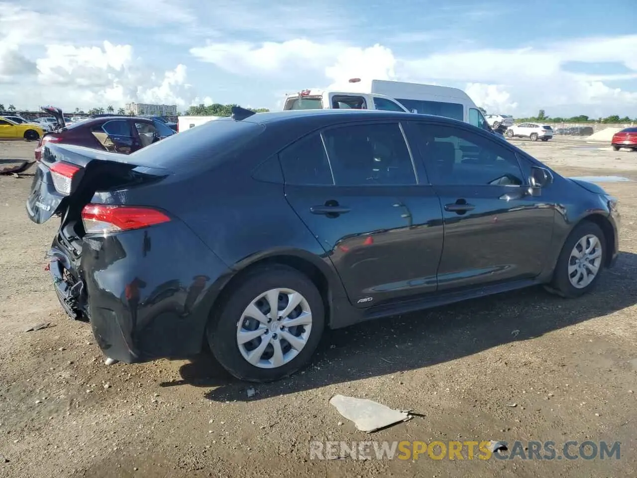 3 Photograph of a damaged car JTDBDMHE4R3012720 TOYOTA COROLLA 2024