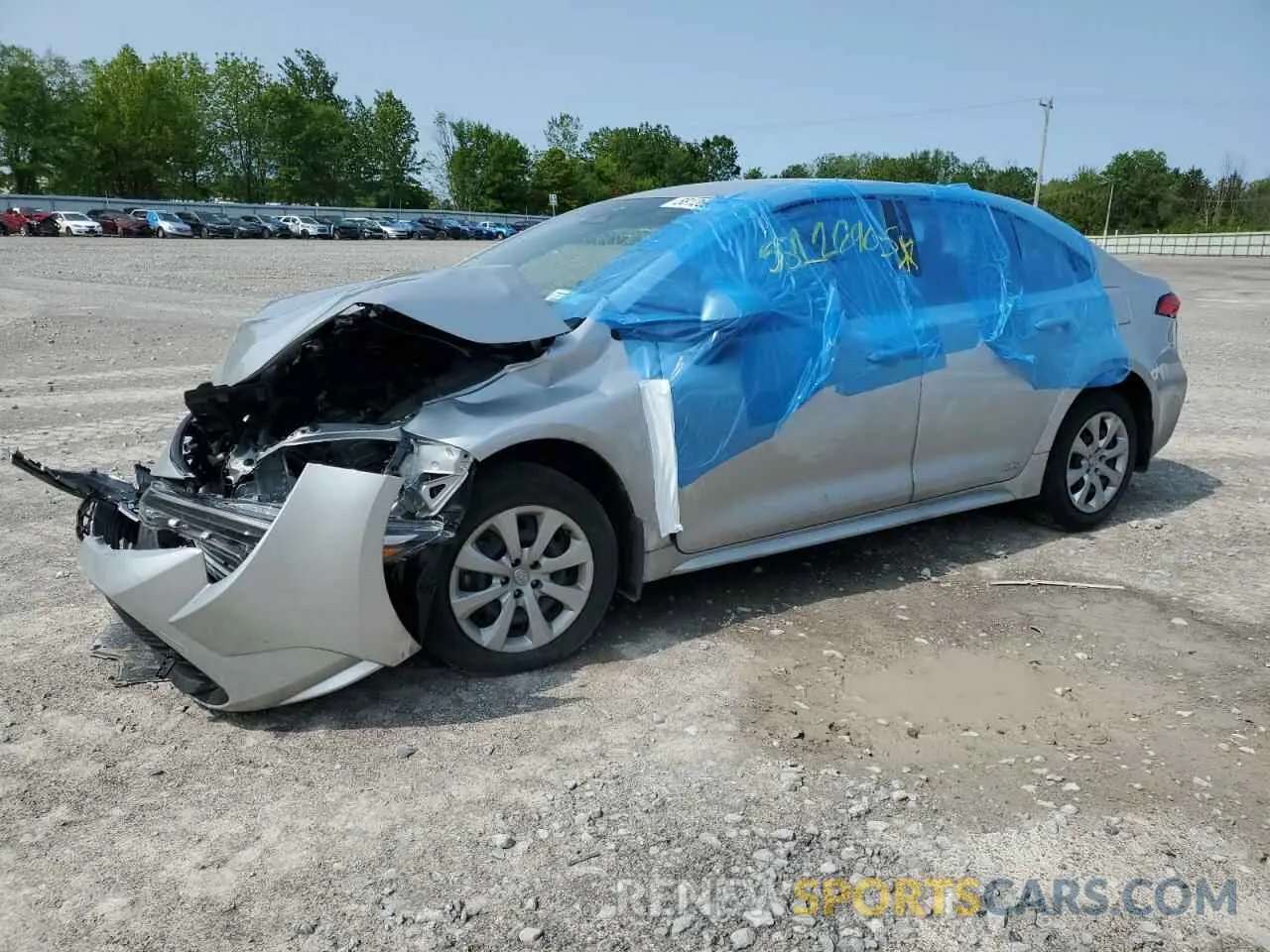 1 Photograph of a damaged car JTDBDMHE4R3015200 TOYOTA COROLLA 2024