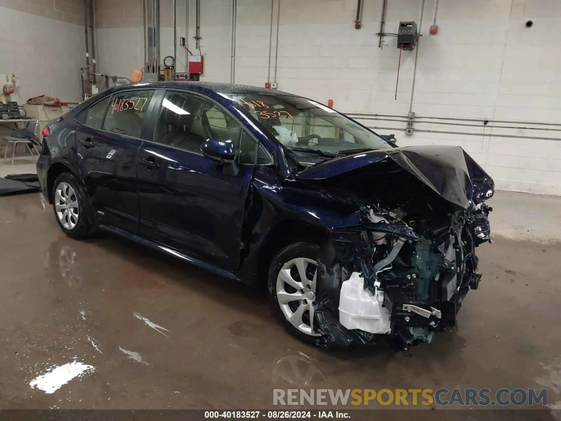 1 Photograph of a damaged car JTDBDMHE4RJ007058 TOYOTA COROLLA 2024