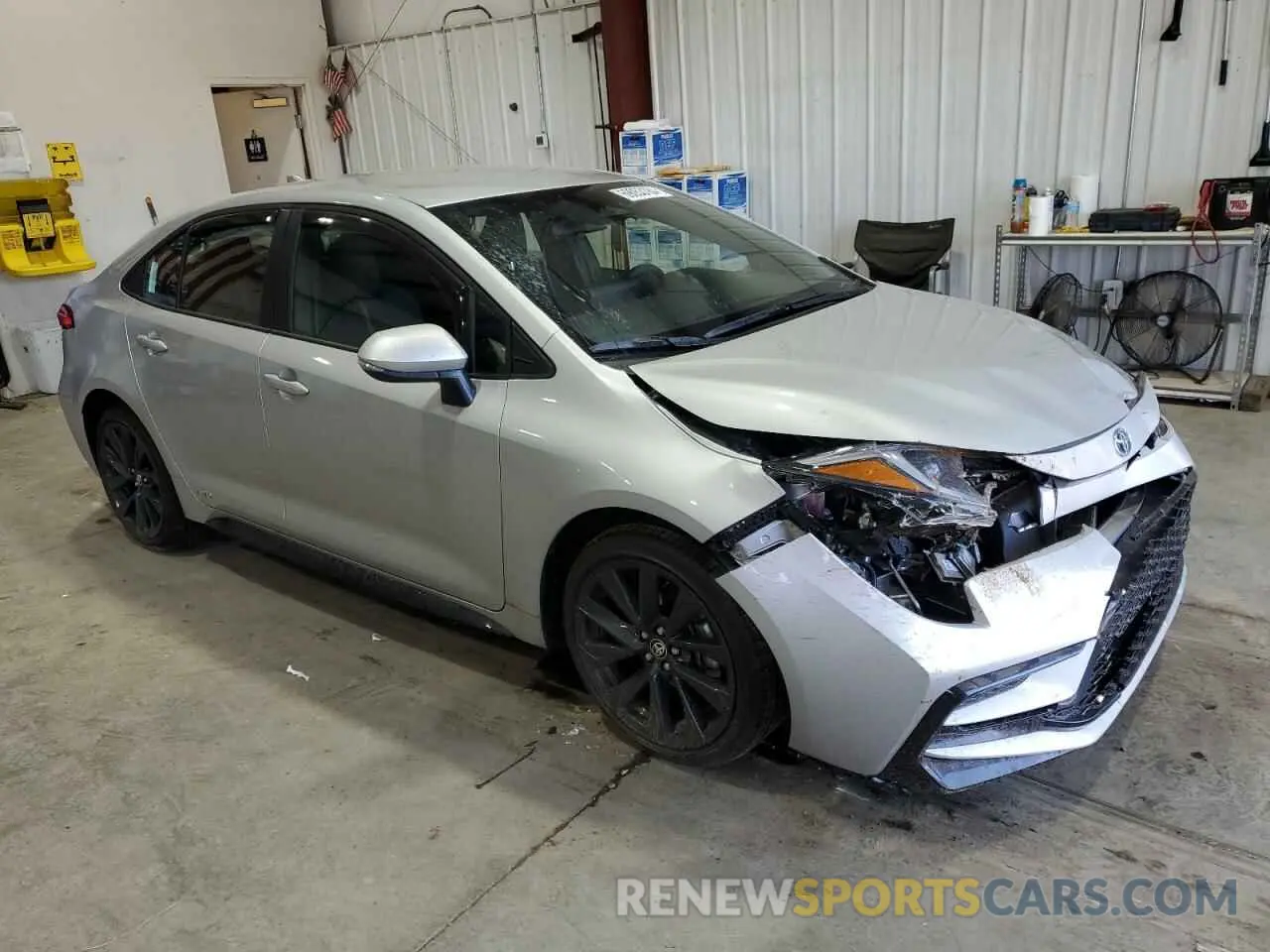 4 Photograph of a damaged car JTDBDMHE4RJ009845 TOYOTA COROLLA 2024