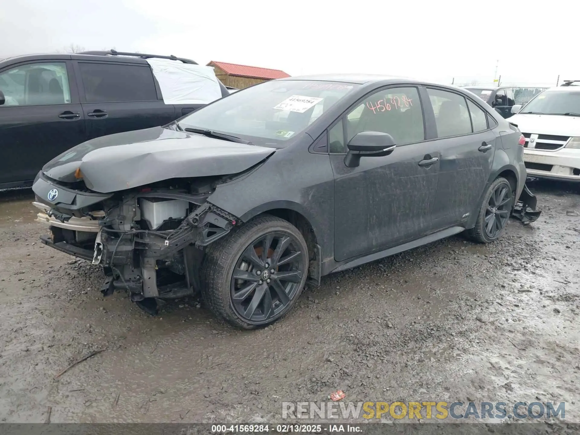 2 Photograph of a damaged car JTDBDMHE5R3009941 TOYOTA COROLLA 2024