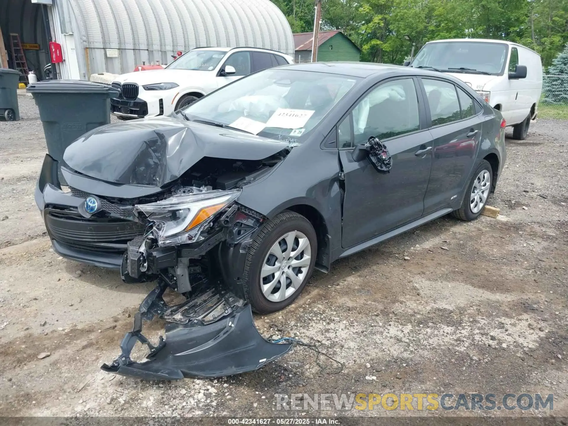 2 Photograph of a damaged car JTDBDMHE5R3015576 TOYOTA COROLLA 2024