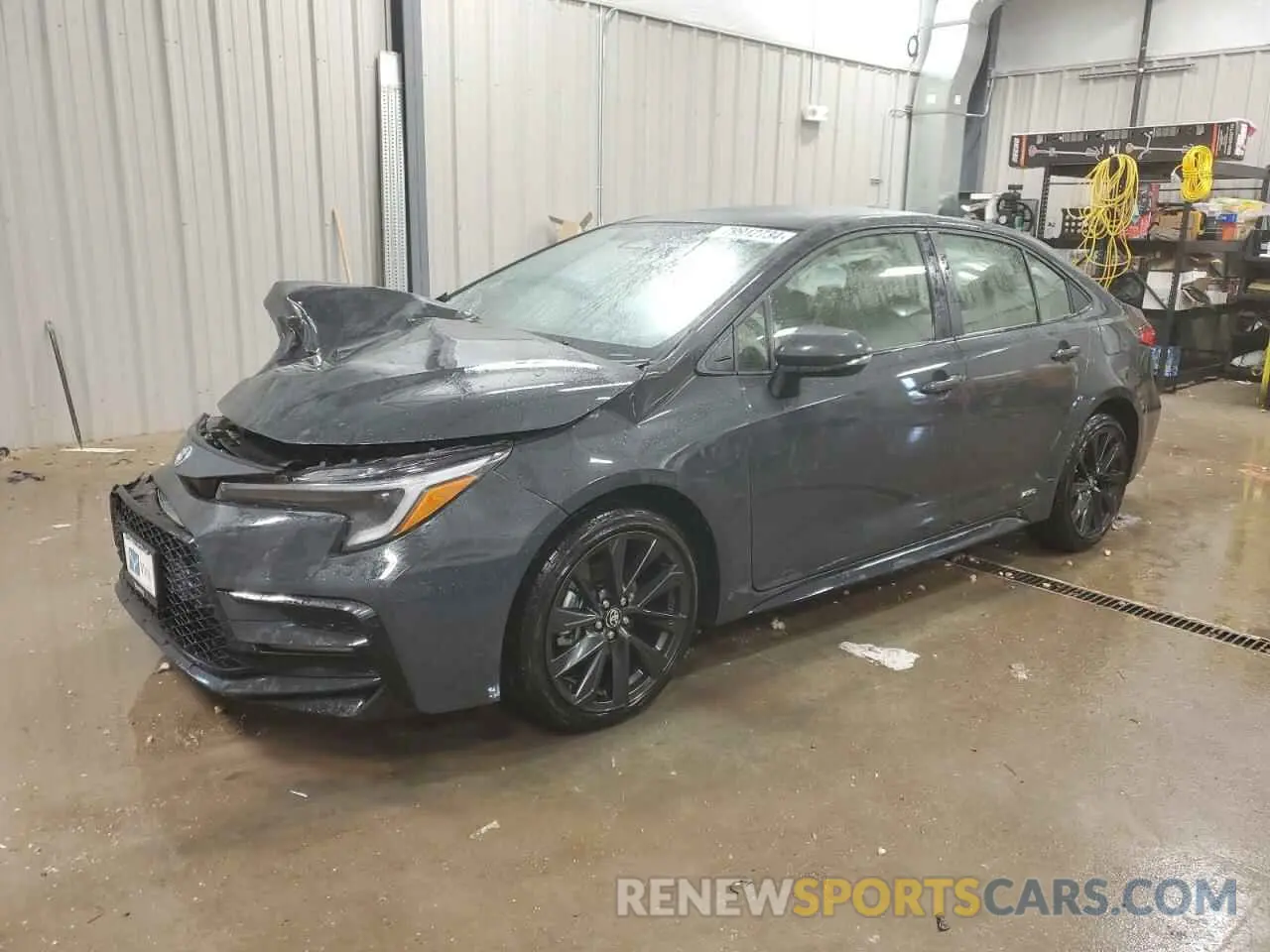1 Photograph of a damaged car JTDBDMHE5R3015724 TOYOTA COROLLA 2024