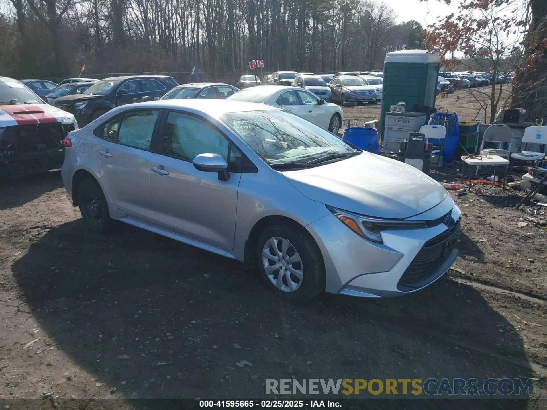 1 Photograph of a damaged car JTDBDMHE5R3016582 TOYOTA COROLLA 2024