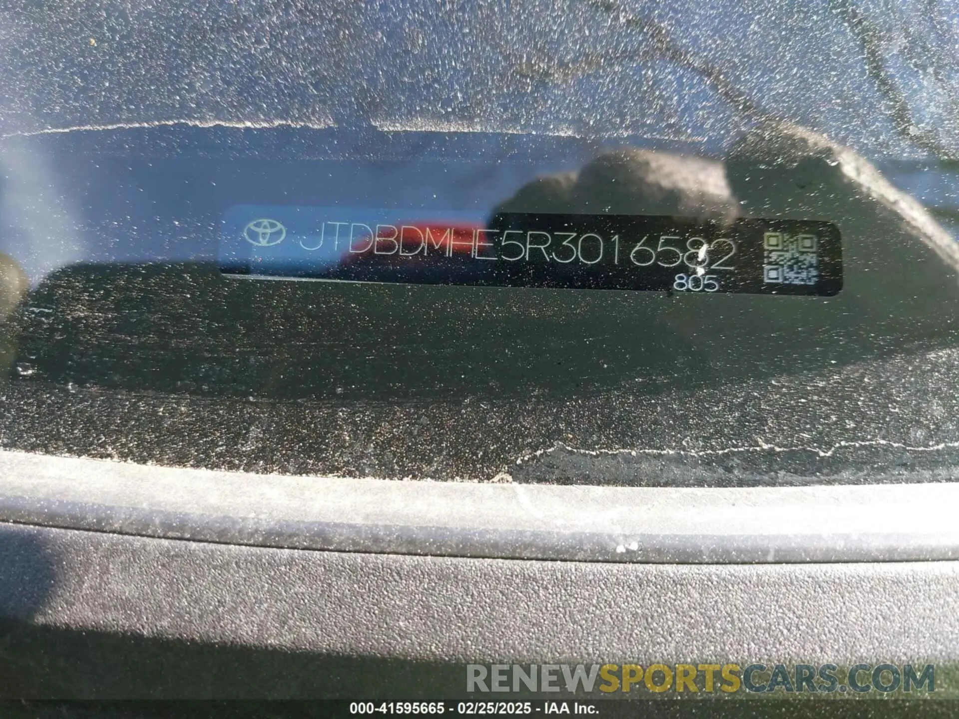 18 Photograph of a damaged car JTDBDMHE5R3016582 TOYOTA COROLLA 2024