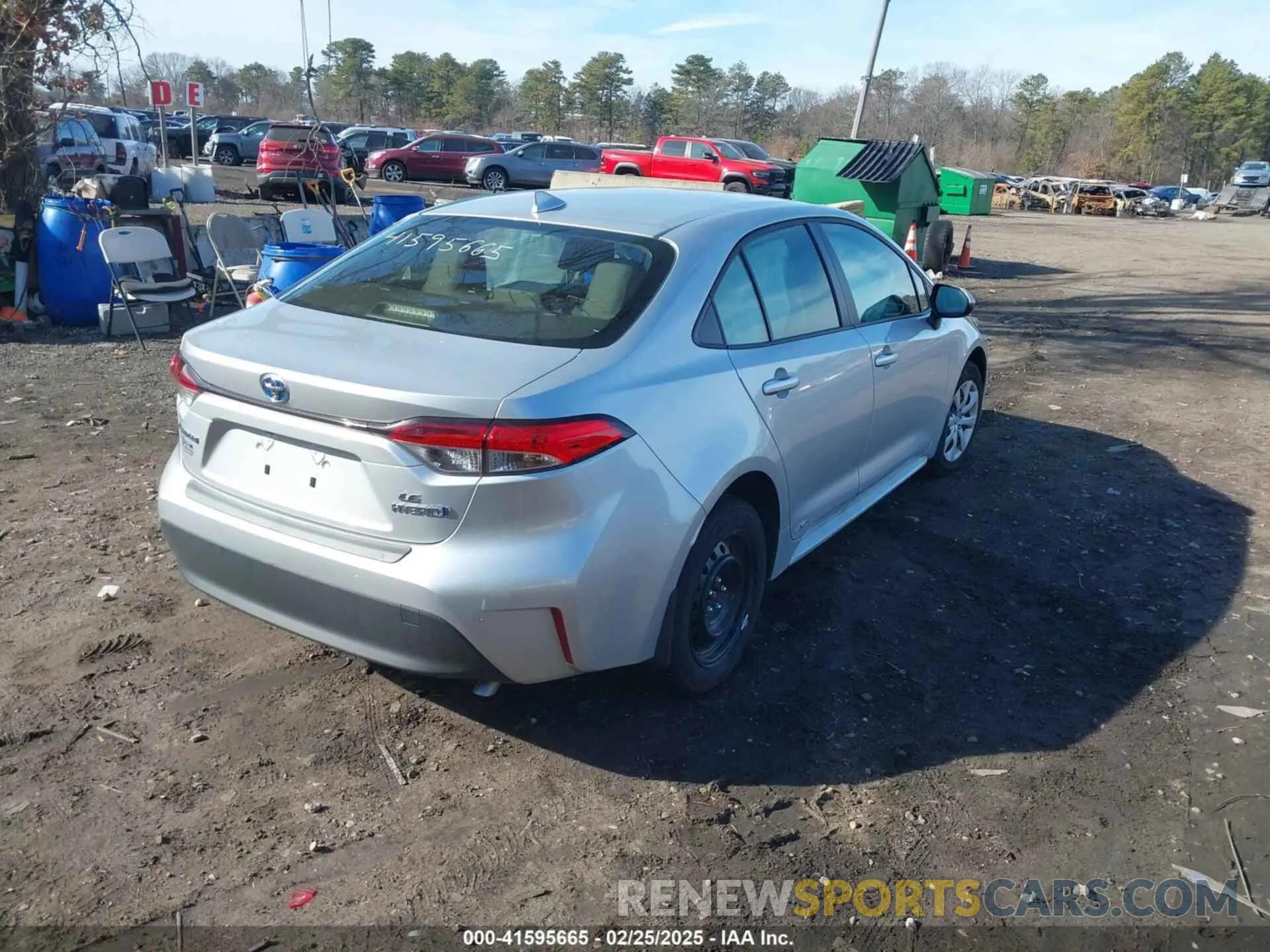 4 Photograph of a damaged car JTDBDMHE5R3016582 TOYOTA COROLLA 2024