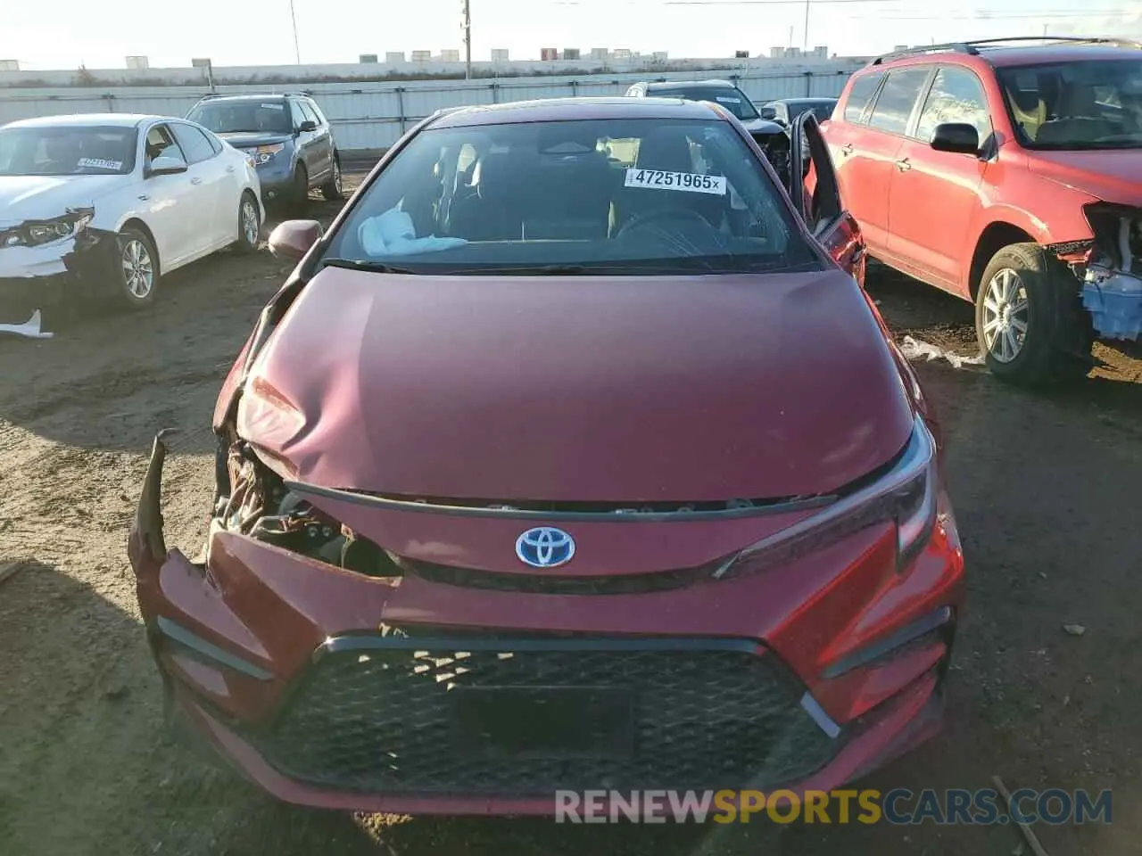 5 Photograph of a damaged car JTDBDMHE8RJ008357 TOYOTA COROLLA 2024