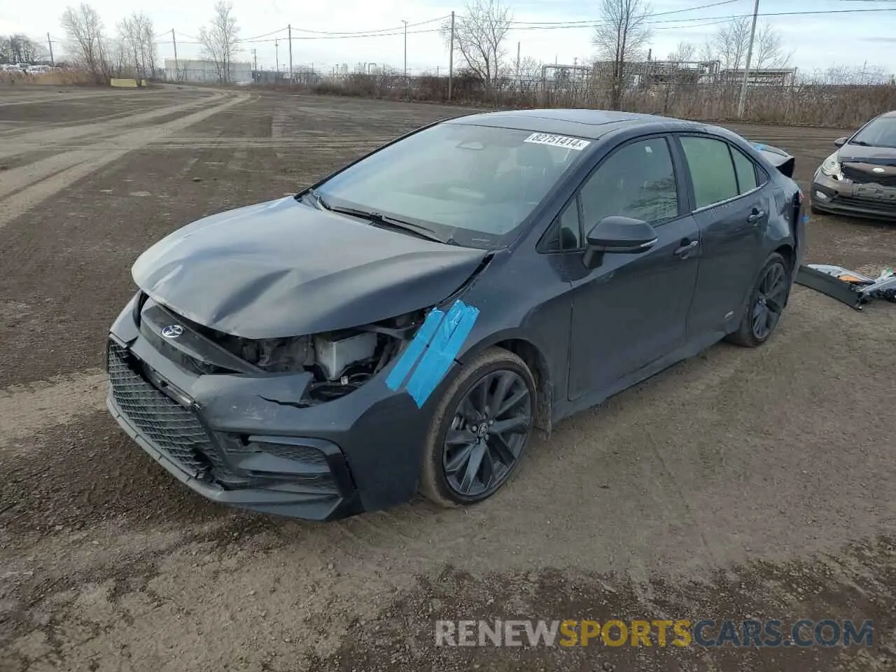 1 Photograph of a damaged car JTDBDMHE9R3008825 TOYOTA COROLLA 2024