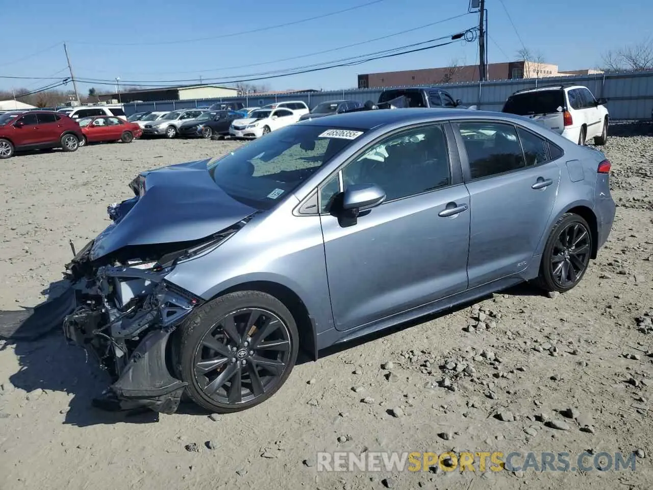1 Photograph of a damaged car JTDBDMHE9R3010588 TOYOTA COROLLA 2024