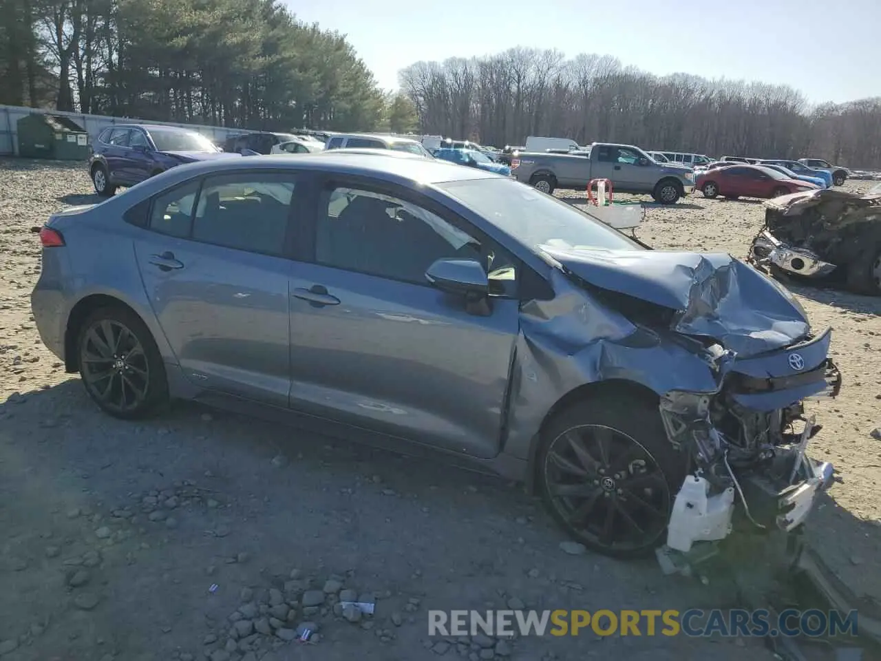 4 Photograph of a damaged car JTDBDMHE9R3010588 TOYOTA COROLLA 2024