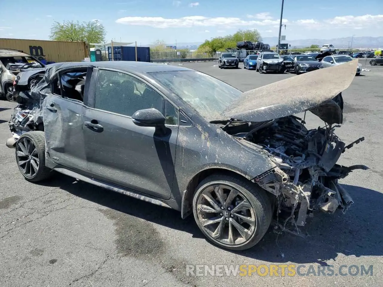 4 Photograph of a damaged car JTDBDMHE9R3013622 TOYOTA COROLLA 2024