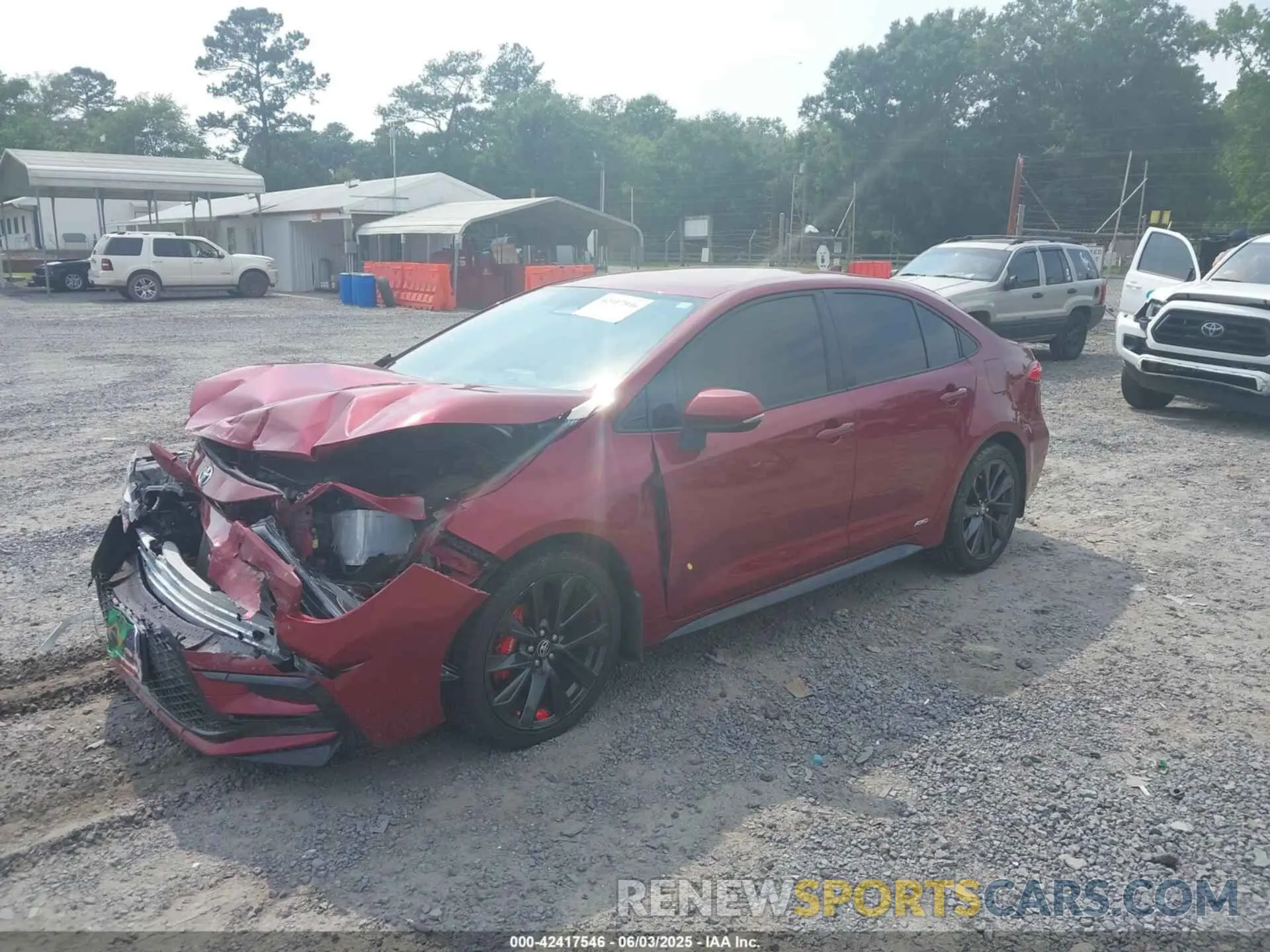 2 Photograph of a damaged car JTDBDMHE9RJ007301 TOYOTA COROLLA 2024