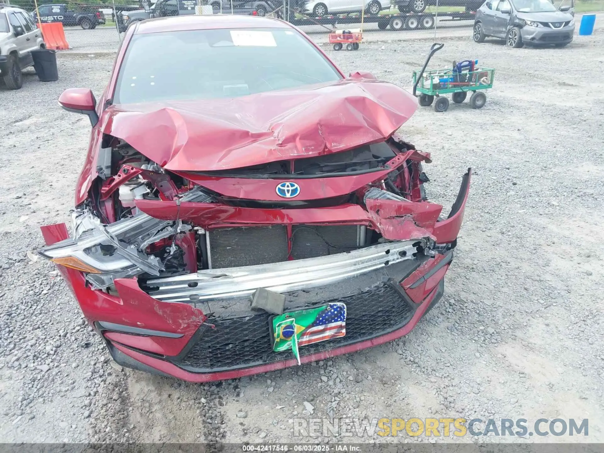 6 Photograph of a damaged car JTDBDMHE9RJ007301 TOYOTA COROLLA 2024