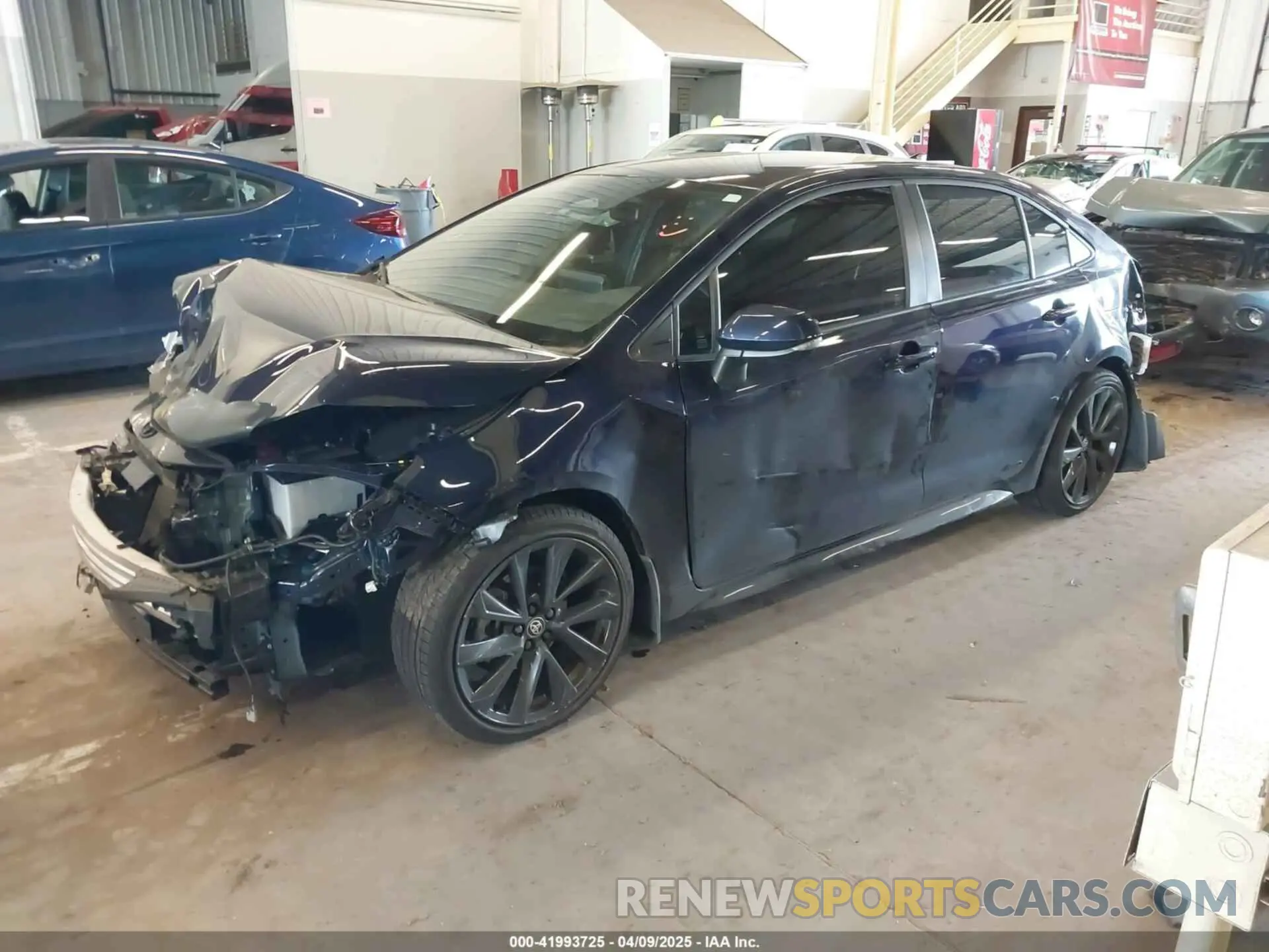 2 Photograph of a damaged car JTDBDMHEXRJ006710 TOYOTA COROLLA 2024