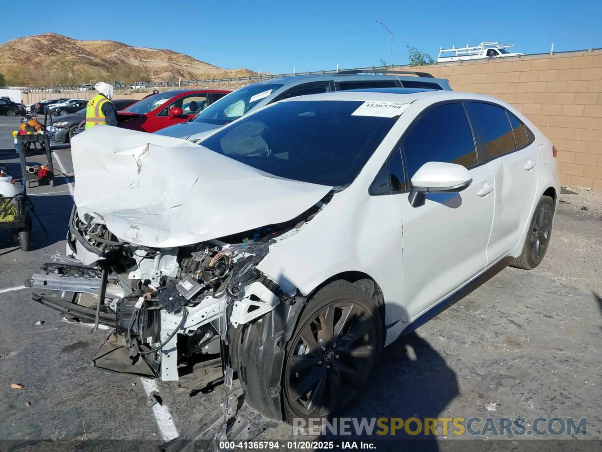 2 Photograph of a damaged car JTDP4MCE5R3523432 TOYOTA COROLLA 2024