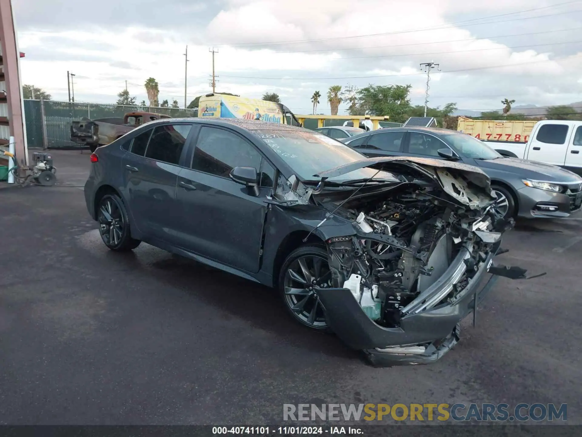 1 Photograph of a damaged car JTDP4MCE9R3522624 TOYOTA COROLLA 2024