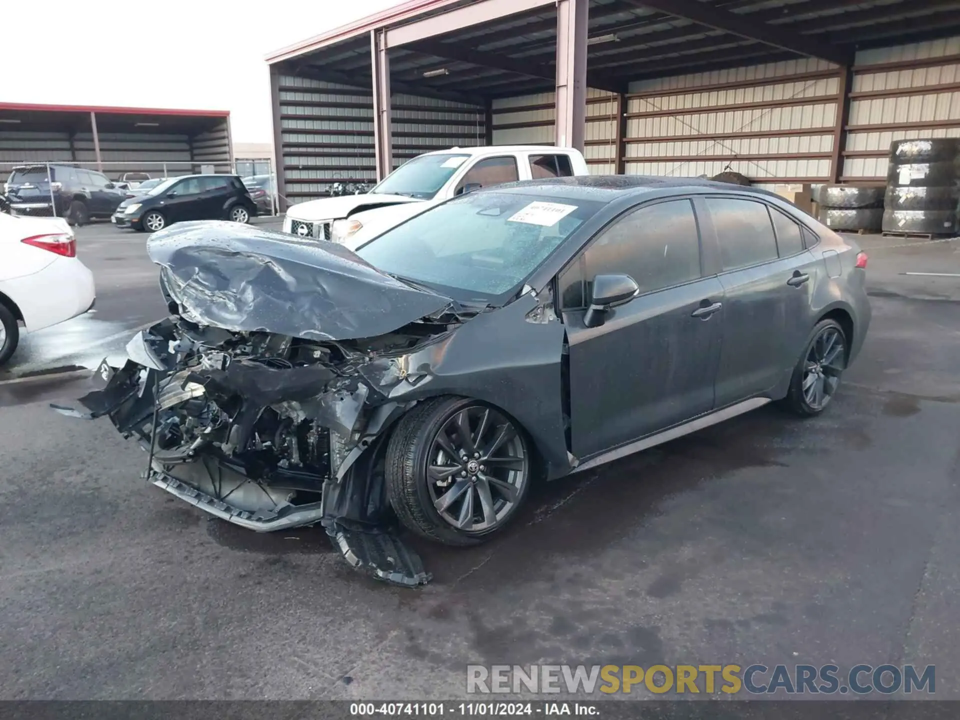 2 Photograph of a damaged car JTDP4MCE9R3522624 TOYOTA COROLLA 2024