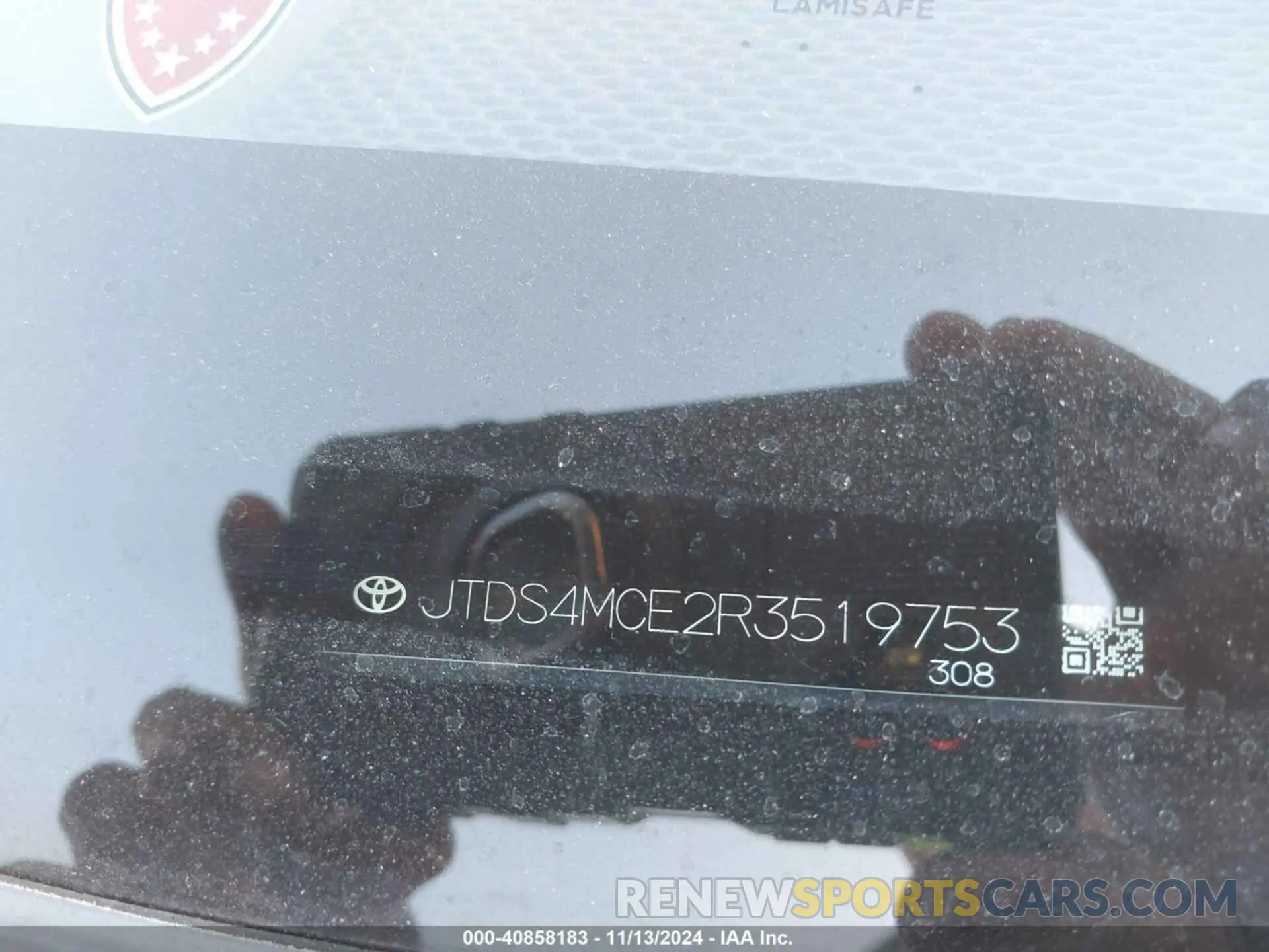 9 Photograph of a damaged car JTDS4MCE2R3519753 TOYOTA COROLLA 2024