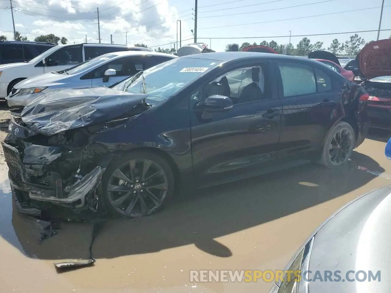 1 Photograph of a damaged car JTDS4MCE6R3519500 TOYOTA COROLLA 2024