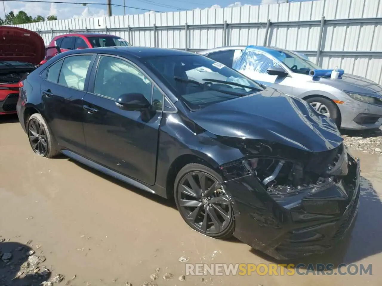 4 Photograph of a damaged car JTDS4MCE6R3519500 TOYOTA COROLLA 2024