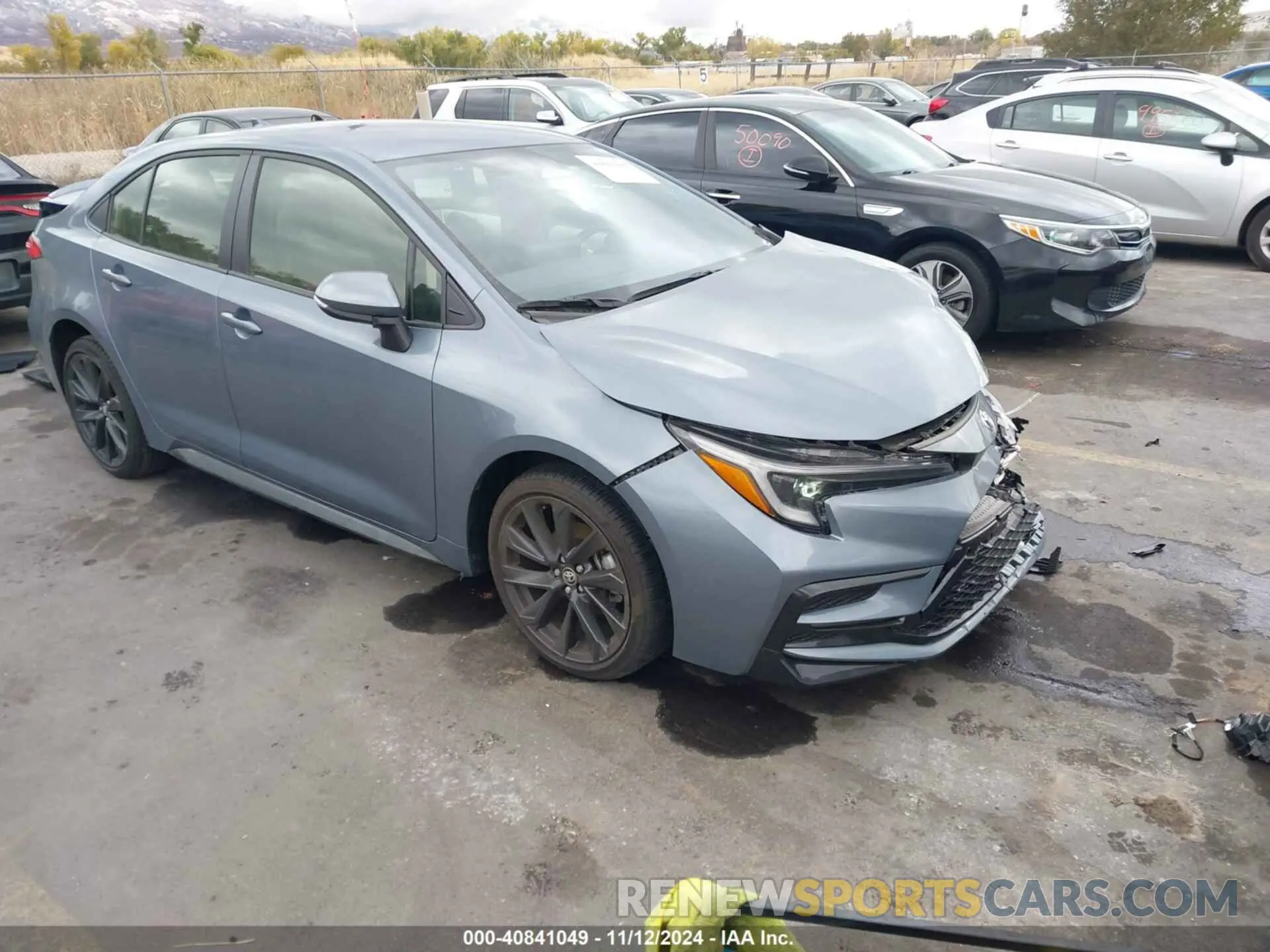 1 Photograph of a damaged car JTDS4MCE6RJ105631 TOYOTA COROLLA 2024