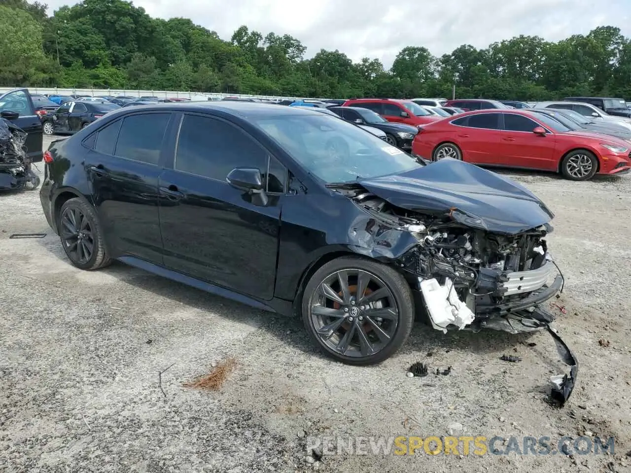 4 Photograph of a damaged car JTDS4MCE6RJ106228 TOYOTA COROLLA 2024
