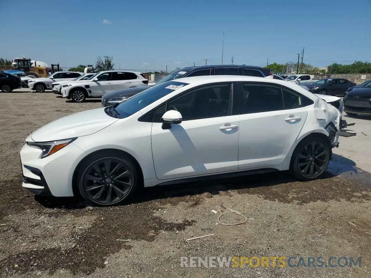 1 Photograph of a damaged car JTDS4MCE7R3522504 TOYOTA COROLLA 2024