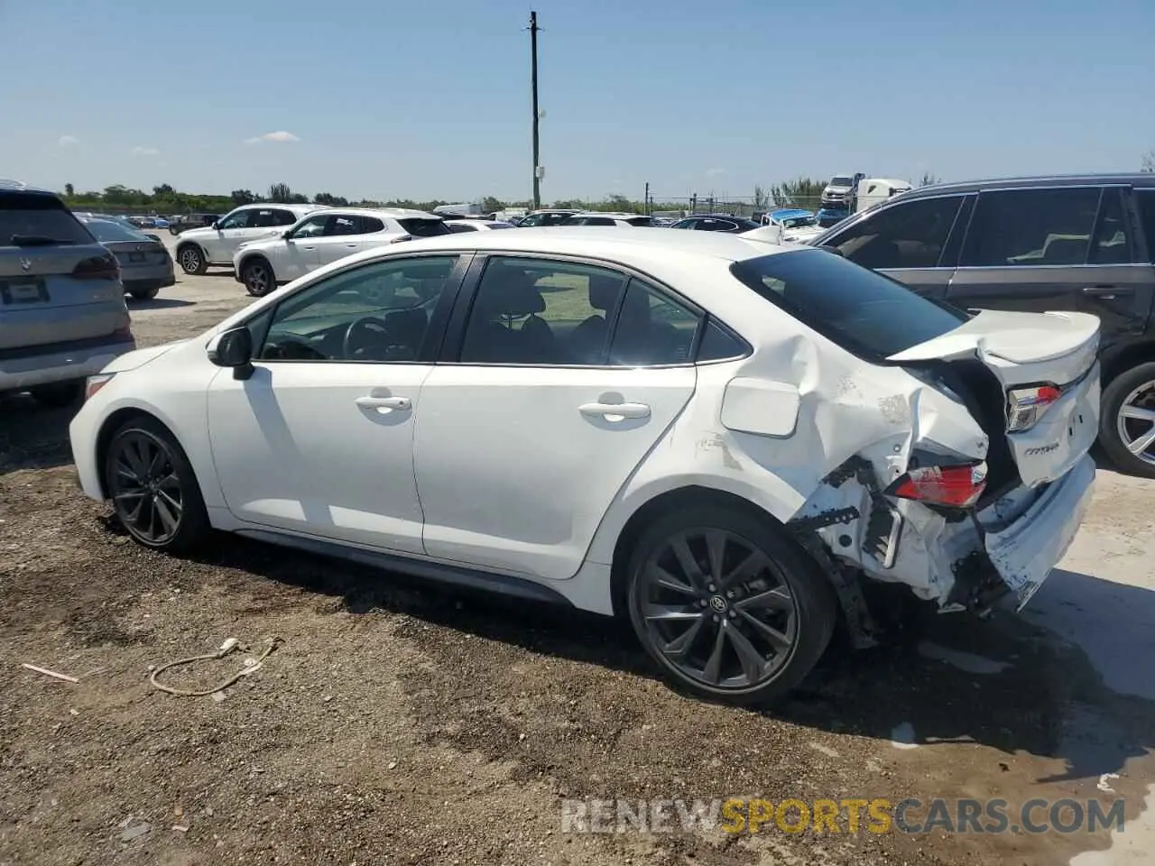2 Photograph of a damaged car JTDS4MCE7R3522504 TOYOTA COROLLA 2024