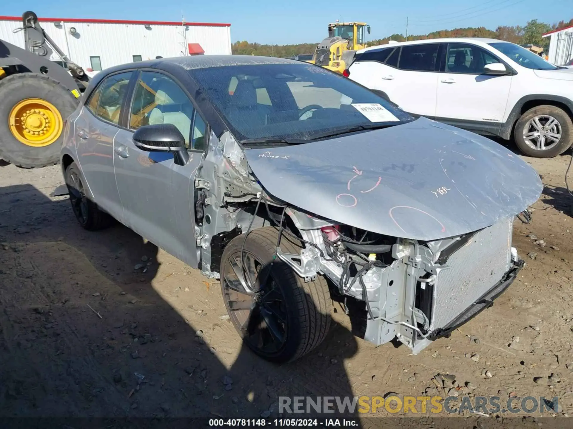 1 Photograph of a damaged car JTNC4MBE1R3230266 TOYOTA COROLLA 2024