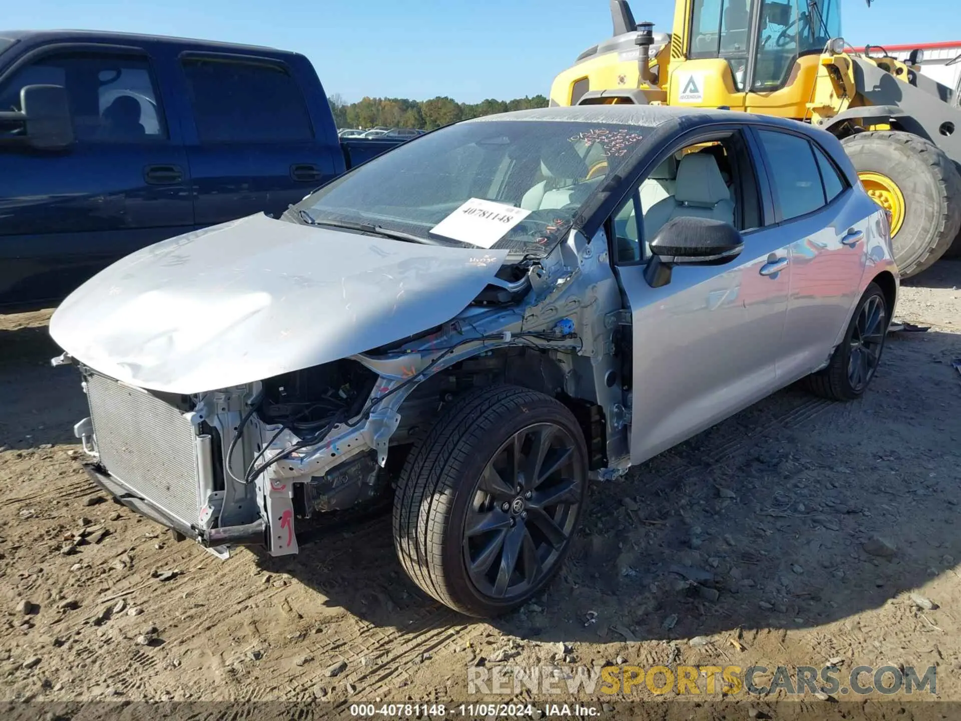 2 Photograph of a damaged car JTNC4MBE1R3230266 TOYOTA COROLLA 2024