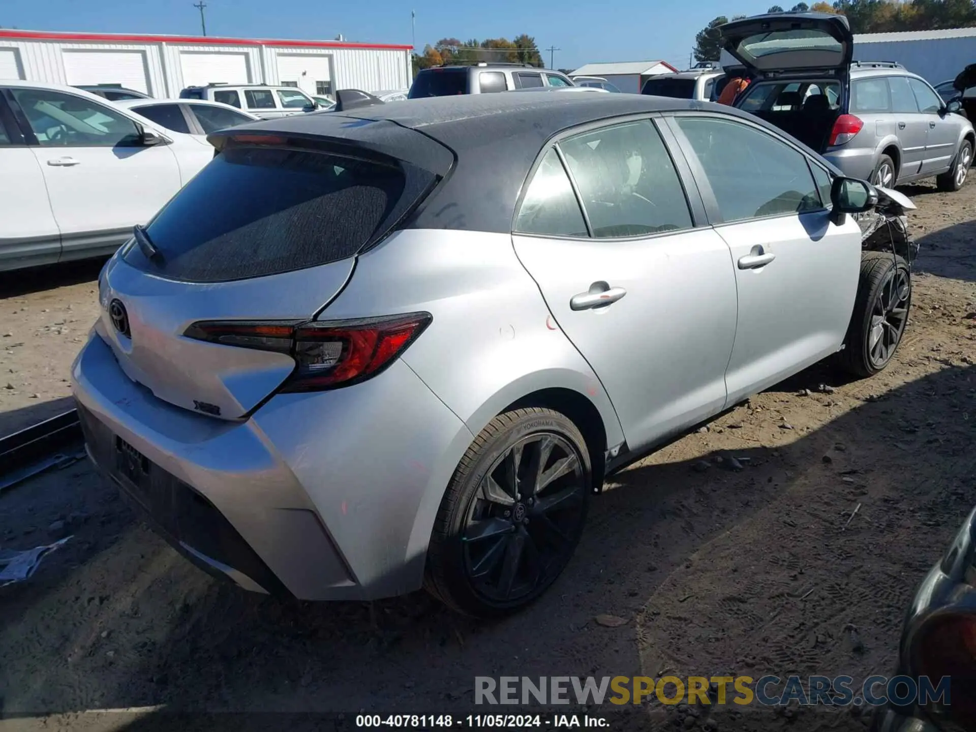 4 Photograph of a damaged car JTNC4MBE1R3230266 TOYOTA COROLLA 2024