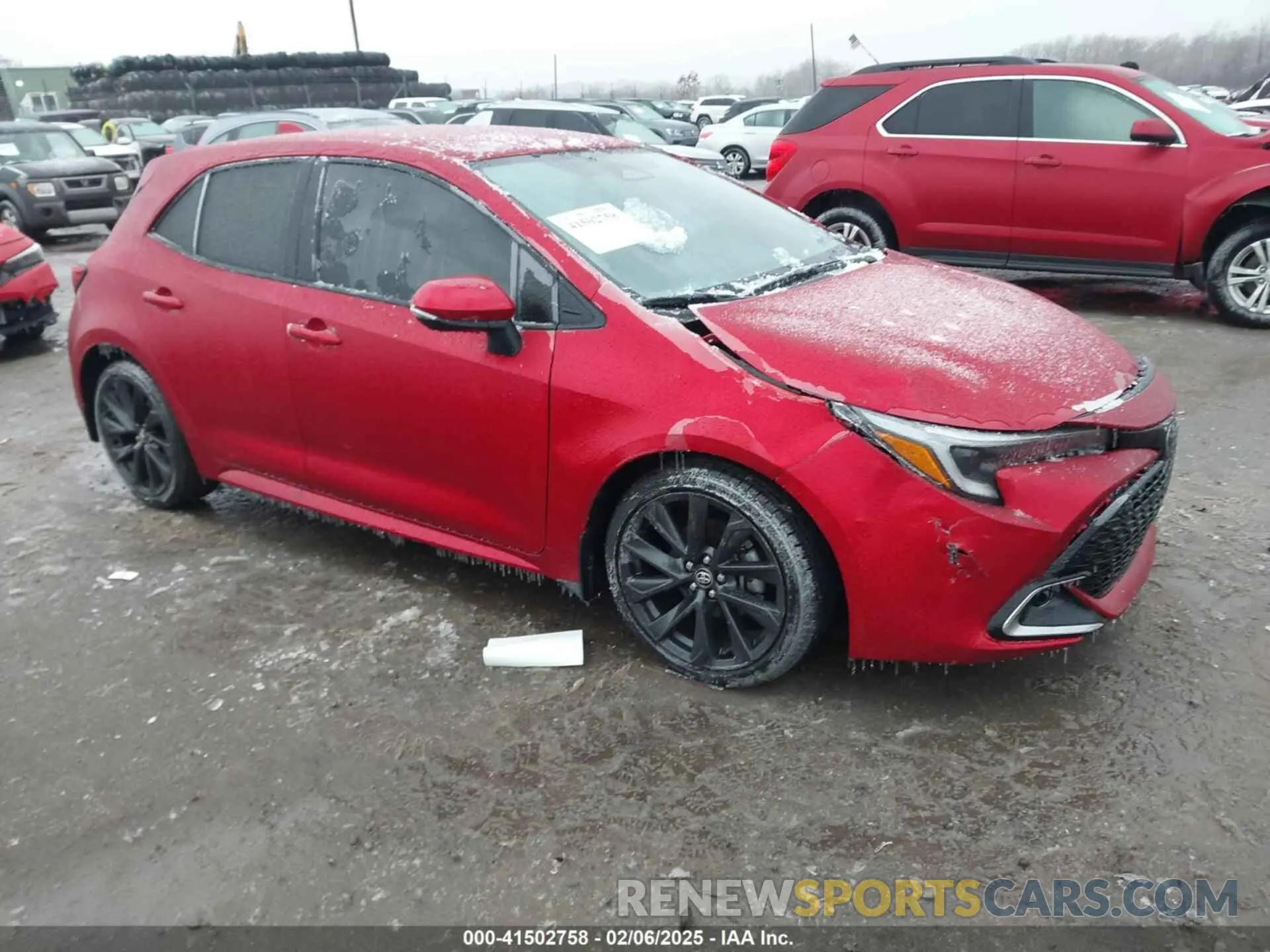 1 Photograph of a damaged car JTNC4MBE4R3225806 TOYOTA COROLLA 2024