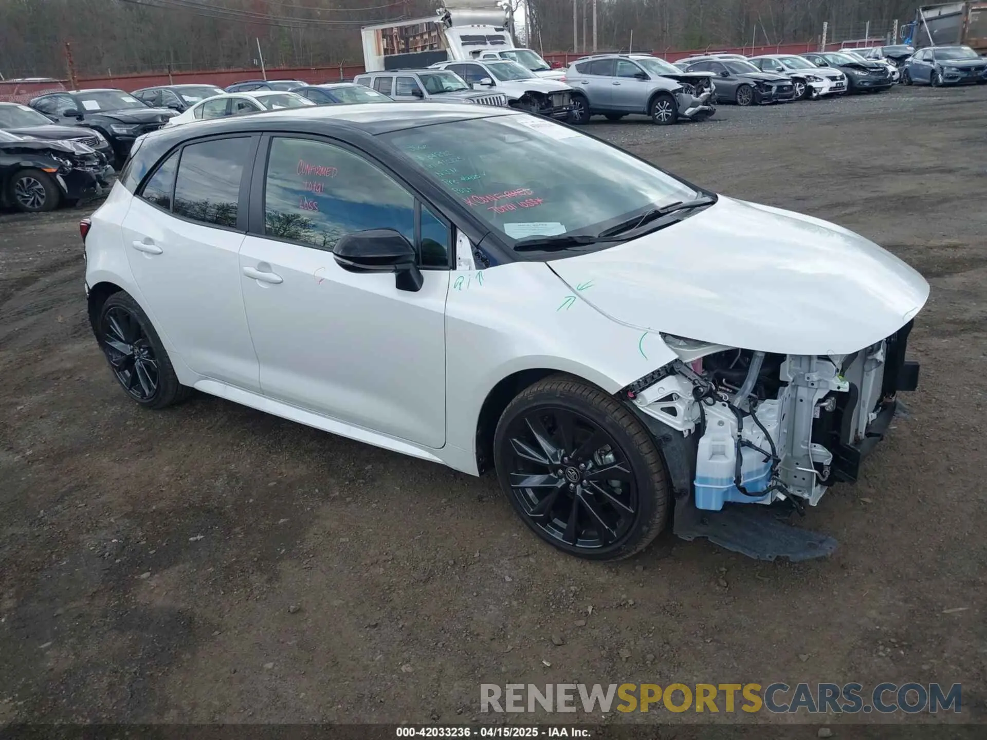 1 Photograph of a damaged car JTNC4MBE6R3215200 TOYOTA COROLLA 2024