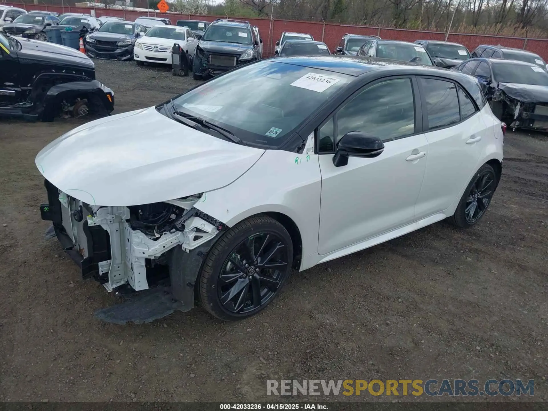 2 Photograph of a damaged car JTNC4MBE6R3215200 TOYOTA COROLLA 2024